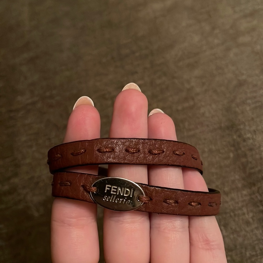 Fendi Leather Wrap bracelet